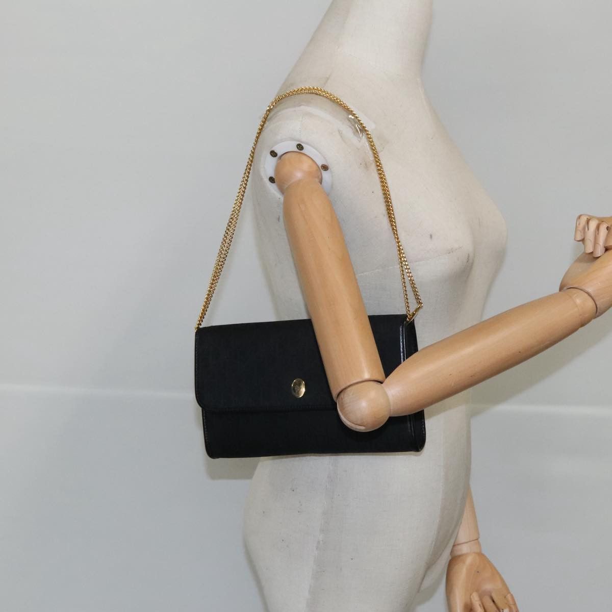 Dior Trotter Black Canvas Shoulder Bag (Pre-Owned) Size ONE SIZE - 10 Thumbnail