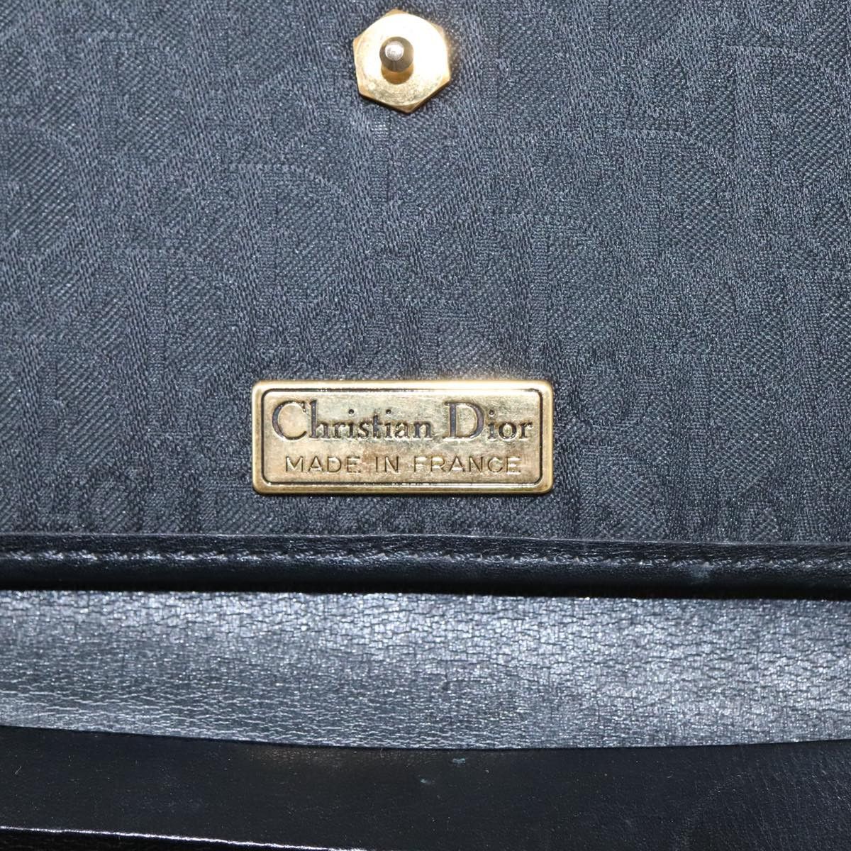 Dior Trotter Black Canvas Shoulder Bag (Pre-Owned) Size ONE SIZE - 9 Thumbnail