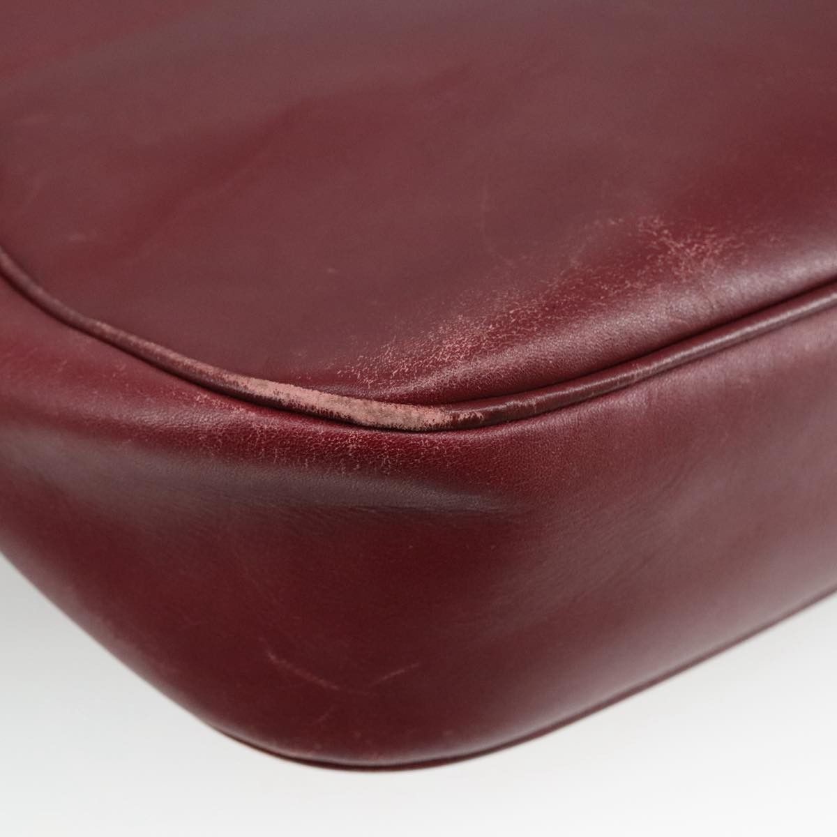 Burberry Burgundy Leather Shoulder Bag (Pre-Owned) Size ONE SIZE - 19 Thumbnail