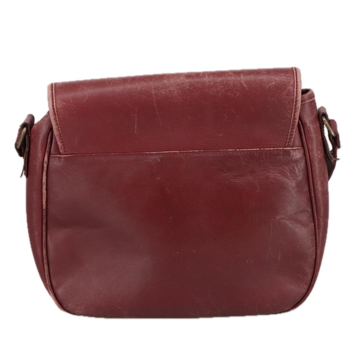 Burberry Burgundy Leather Shoulder Bag (Pre-Owned) Size ONE SIZE - 2 Thumbnail