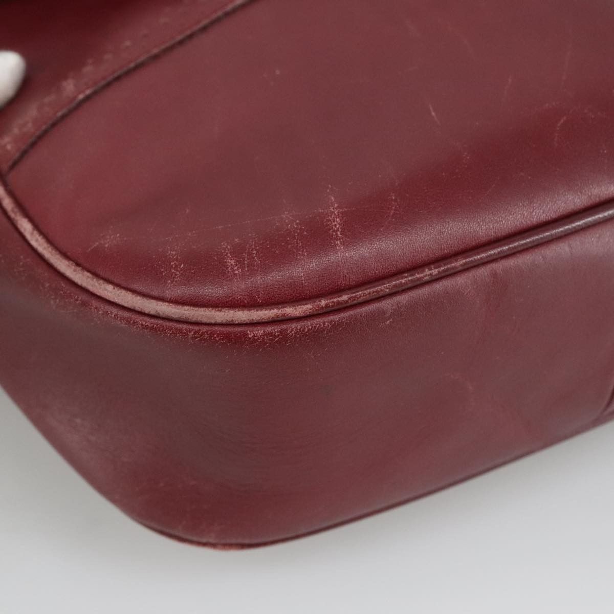Burberry Burgundy Leather Shoulder Bag (Pre-Owned) Size ONE SIZE - 17 Thumbnail