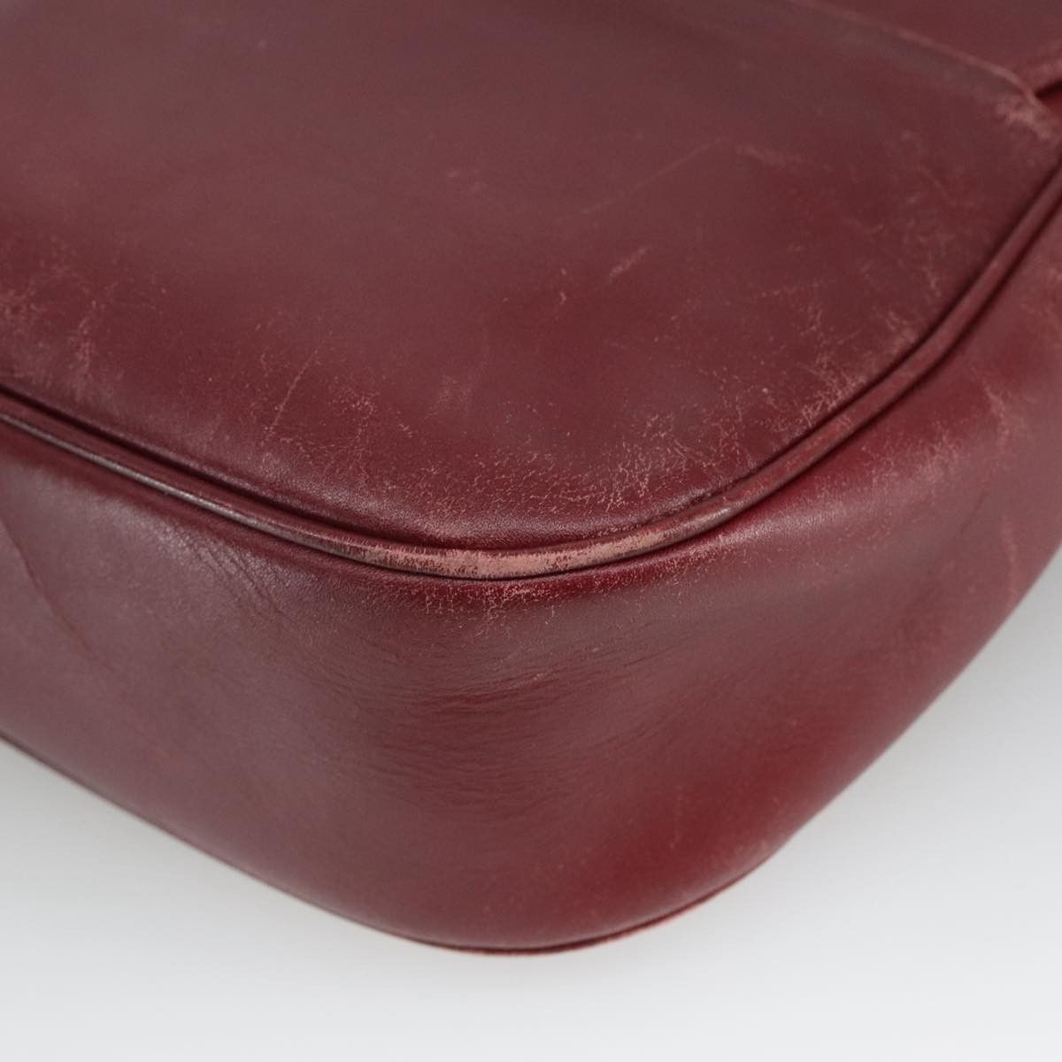 Burberry Burgundy Leather Shoulder Bag (Pre-Owned) Size ONE SIZE - 18 Thumbnail
