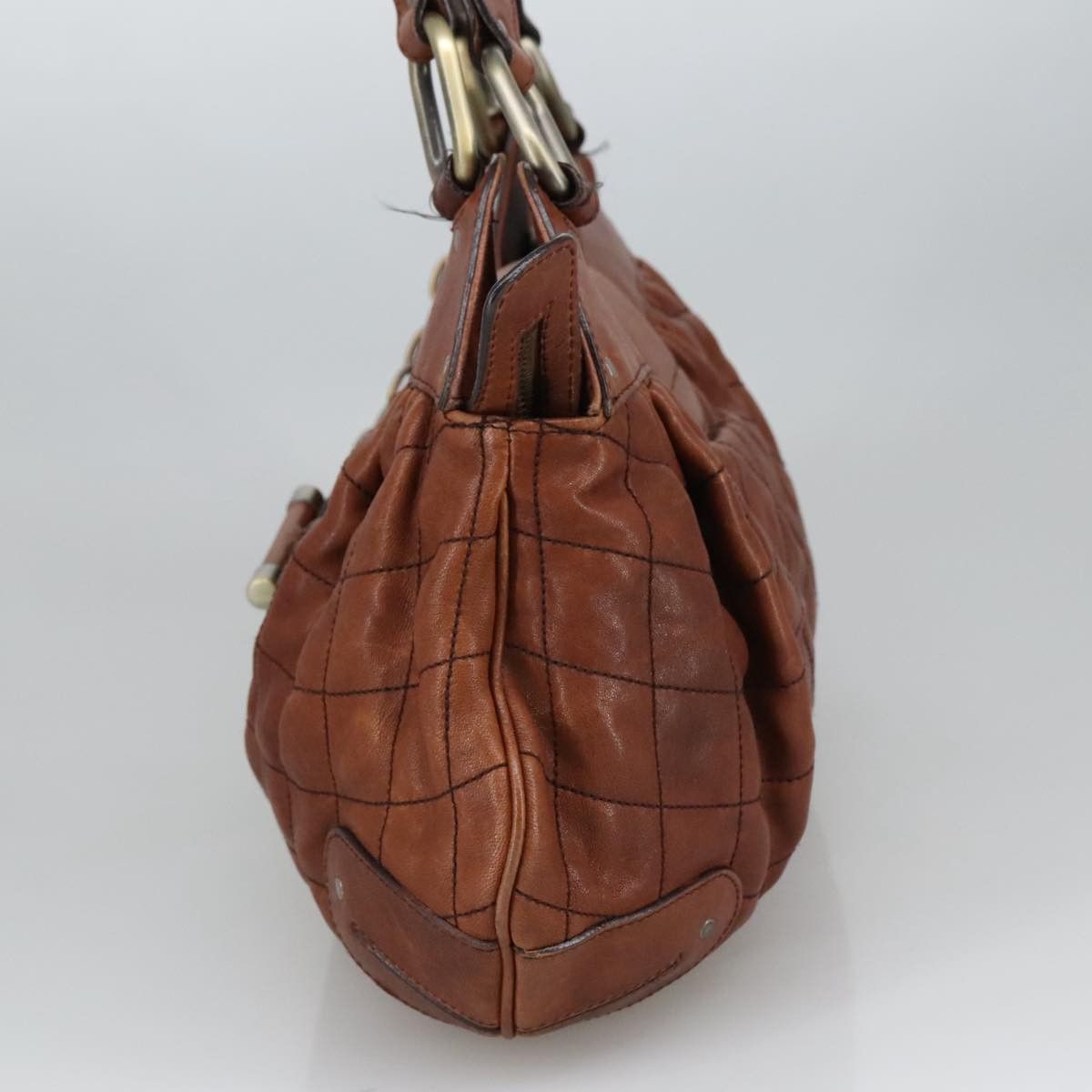 Bally Moreen T Brown Leather Handbag (Pre-Owned) Size ONE SIZE - 15 Thumbnail