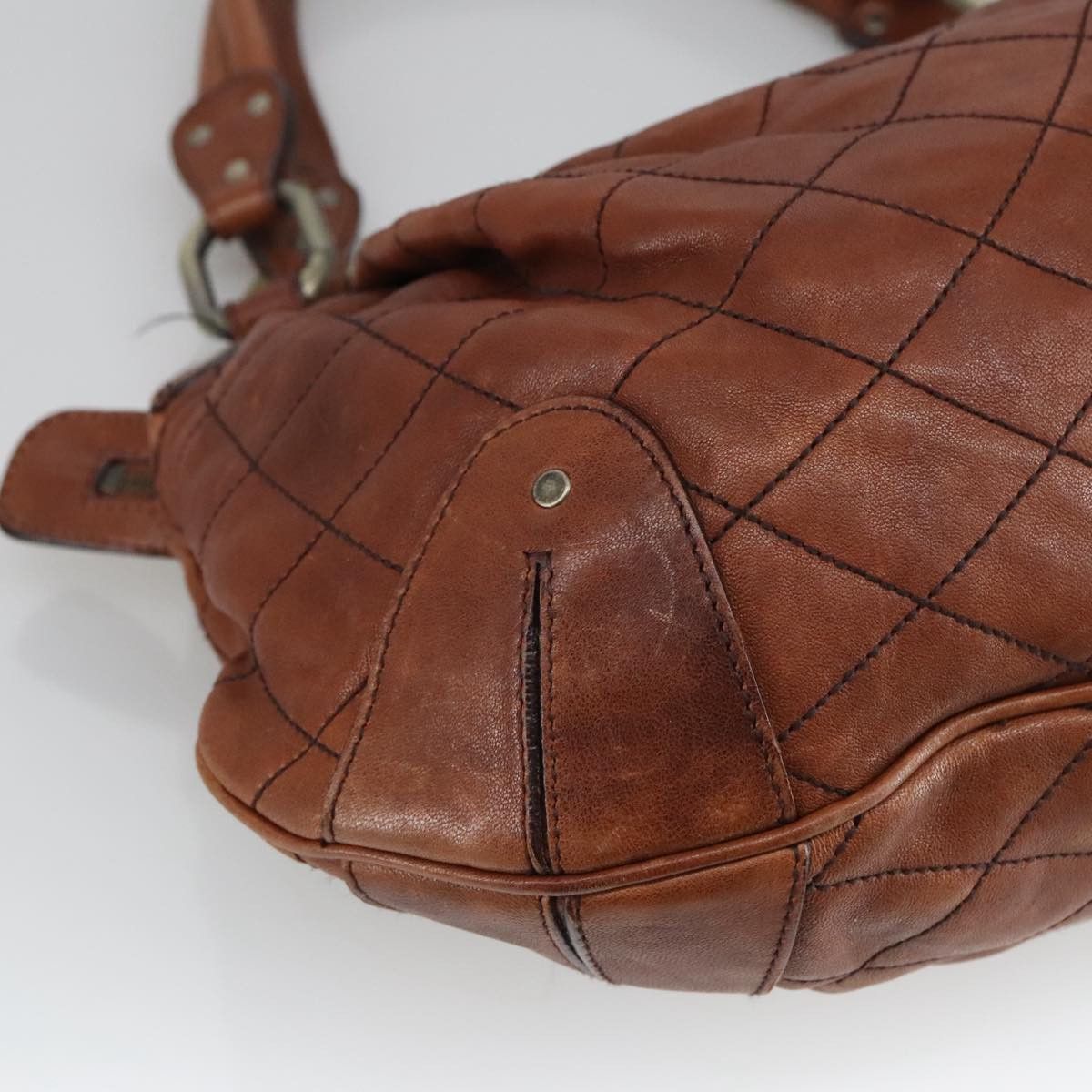 Bally Moreen T Brown Leather Handbag (Pre-Owned) Size ONE SIZE - 20 Thumbnail