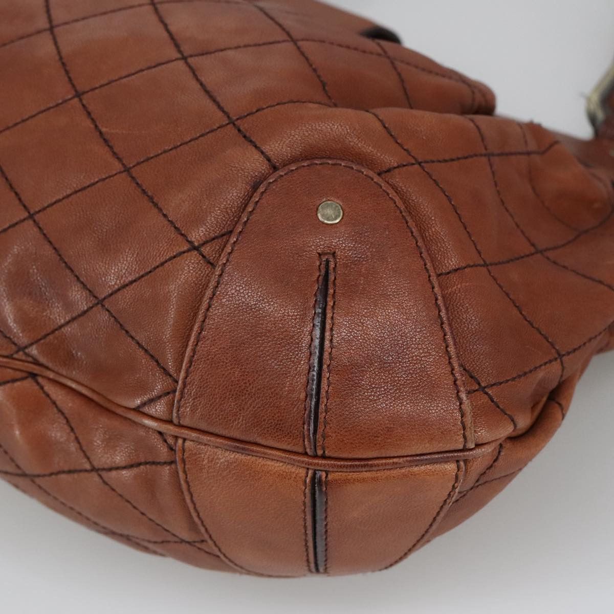 Bally Moreen T Brown Leather Handbag (Pre-Owned) Size ONE SIZE - 19 Thumbnail
