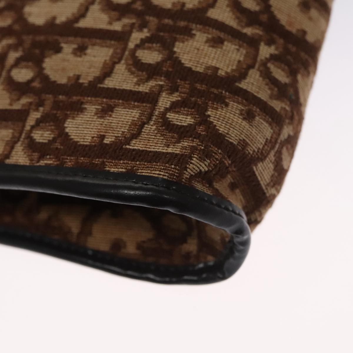 Dior Trotter Brown Canvas Shoulder Bag (Pre-Owned) Size ONE SIZE - 17 Thumbnail