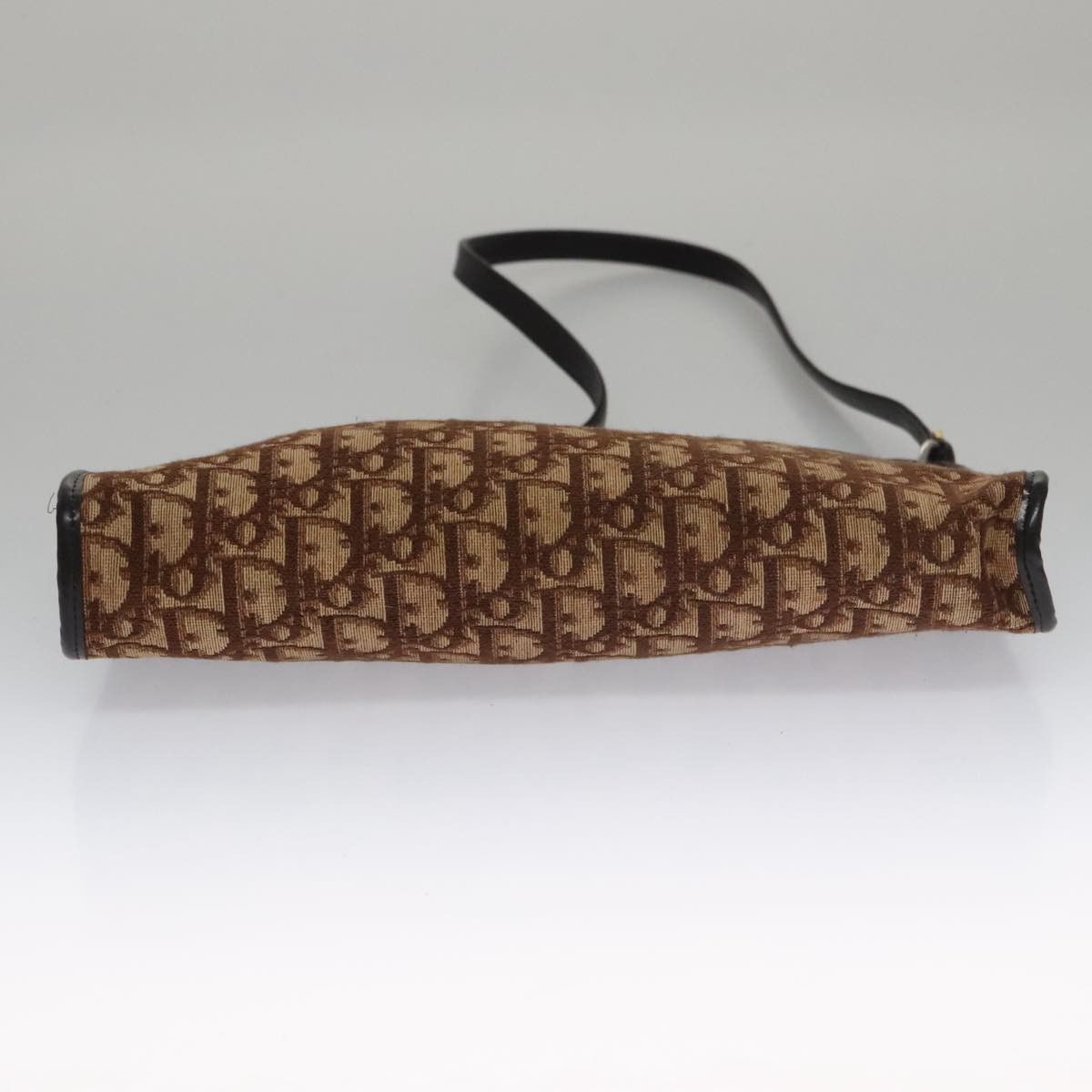 Dior Trotter Brown Canvas Shoulder Bag (Pre-Owned) Size ONE SIZE - 5 Thumbnail
