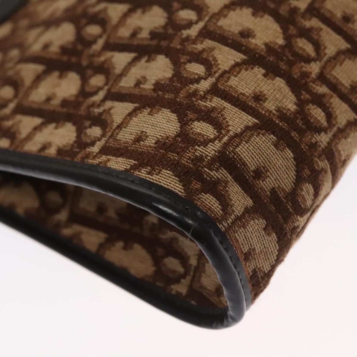 Dior Trotter Brown Canvas Shoulder Bag (Pre-Owned) Size ONE SIZE - 15 Thumbnail
