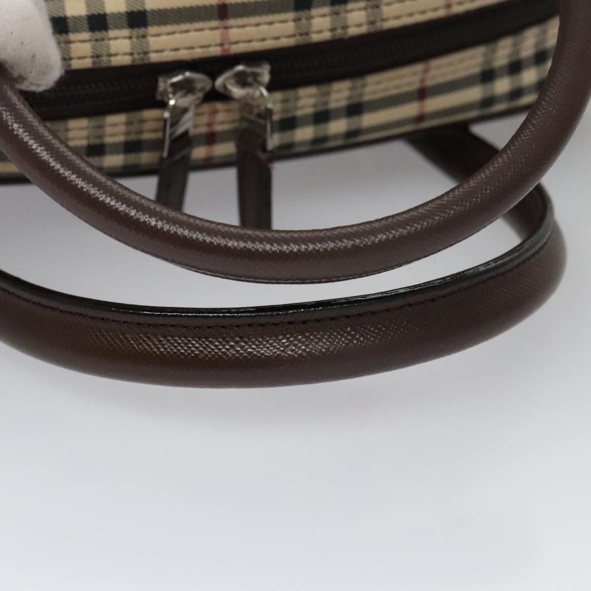 Burberry Nova Check Beige Canvas Handbag (Pre-Owned) Size ONE SIZE - 5 Thumbnail