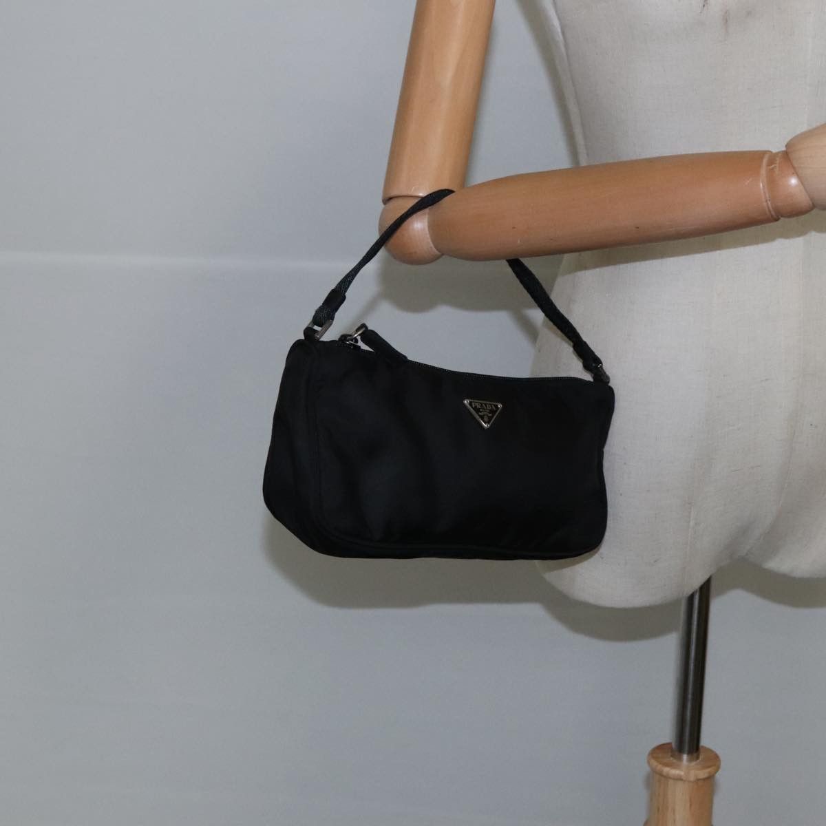 Prada Re-Edition Black Synthetic Clutch Bag (Pre-Owned) Size ONE SIZE - 20 Thumbnail