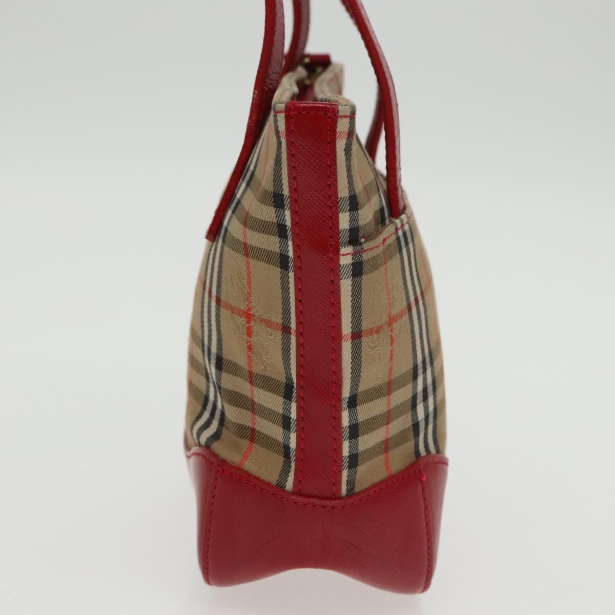 Burberry Nova Check Beige Canvas Handbag (Pre-Owned) Size ONE SIZE - 3 Thumbnail