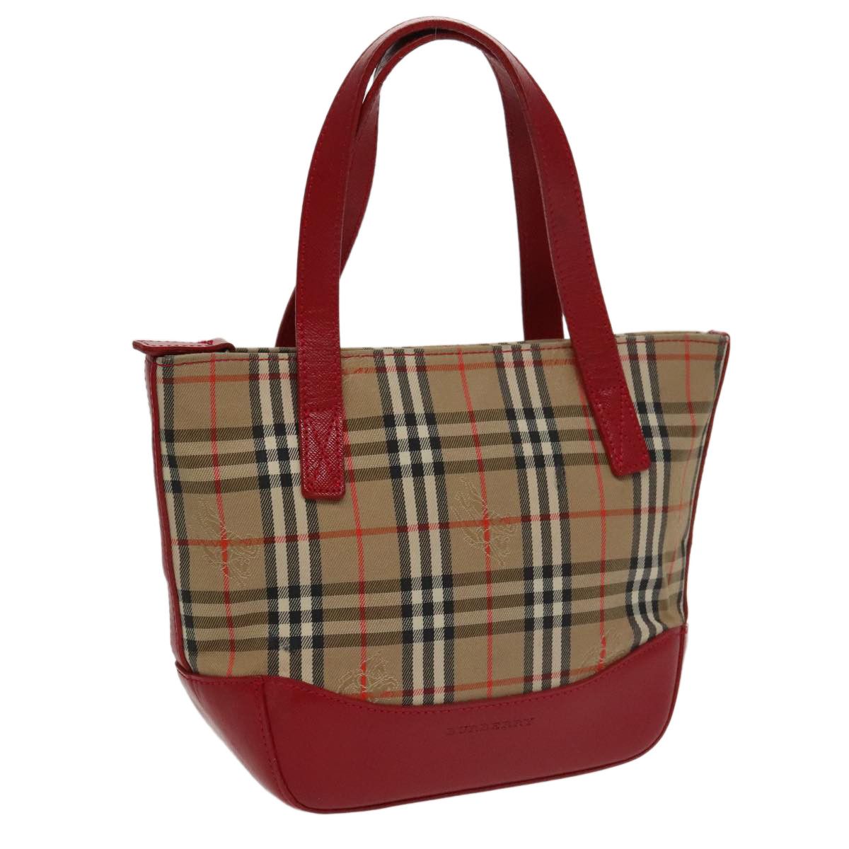 Burberry Nova Check Beige Canvas Handbag (Pre-Owned) Size ONE SIZE - 15 Thumbnail