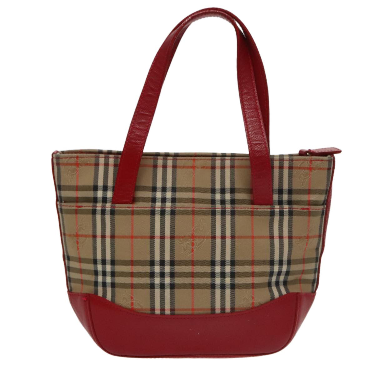 Burberry Nova Check Beige Canvas Handbag (Pre-Owned) Size ONE SIZE - 2 Thumbnail