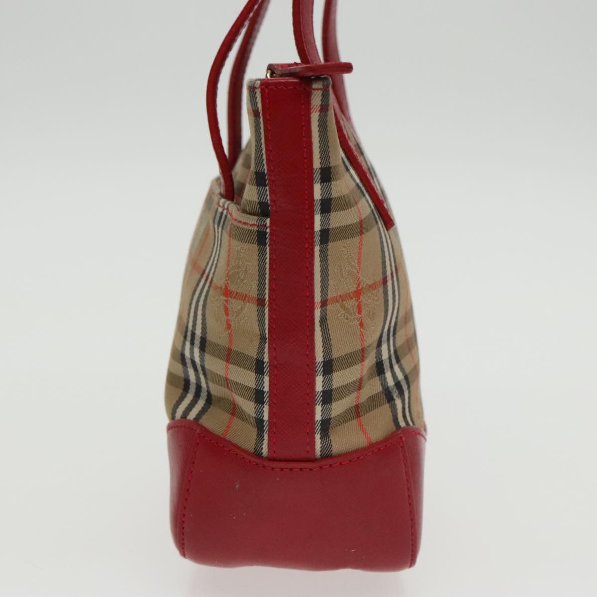 Burberry Nova Check Beige Canvas Handbag (Pre-Owned) Size ONE SIZE - 16 Thumbnail