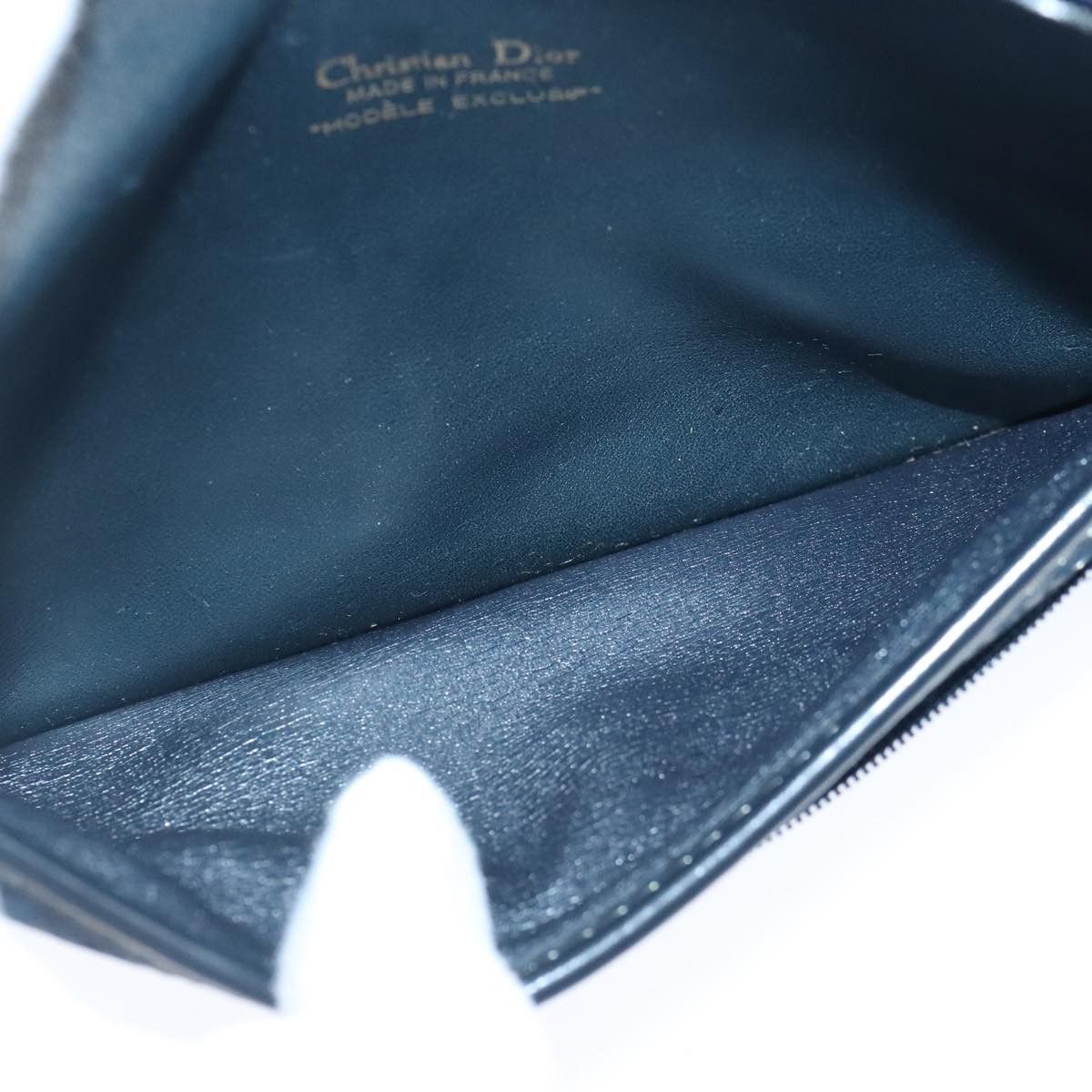Dior Trotter Navy Canvas Clutch Bag (Pre-Owned) Size ONE SIZE - 9 Thumbnail