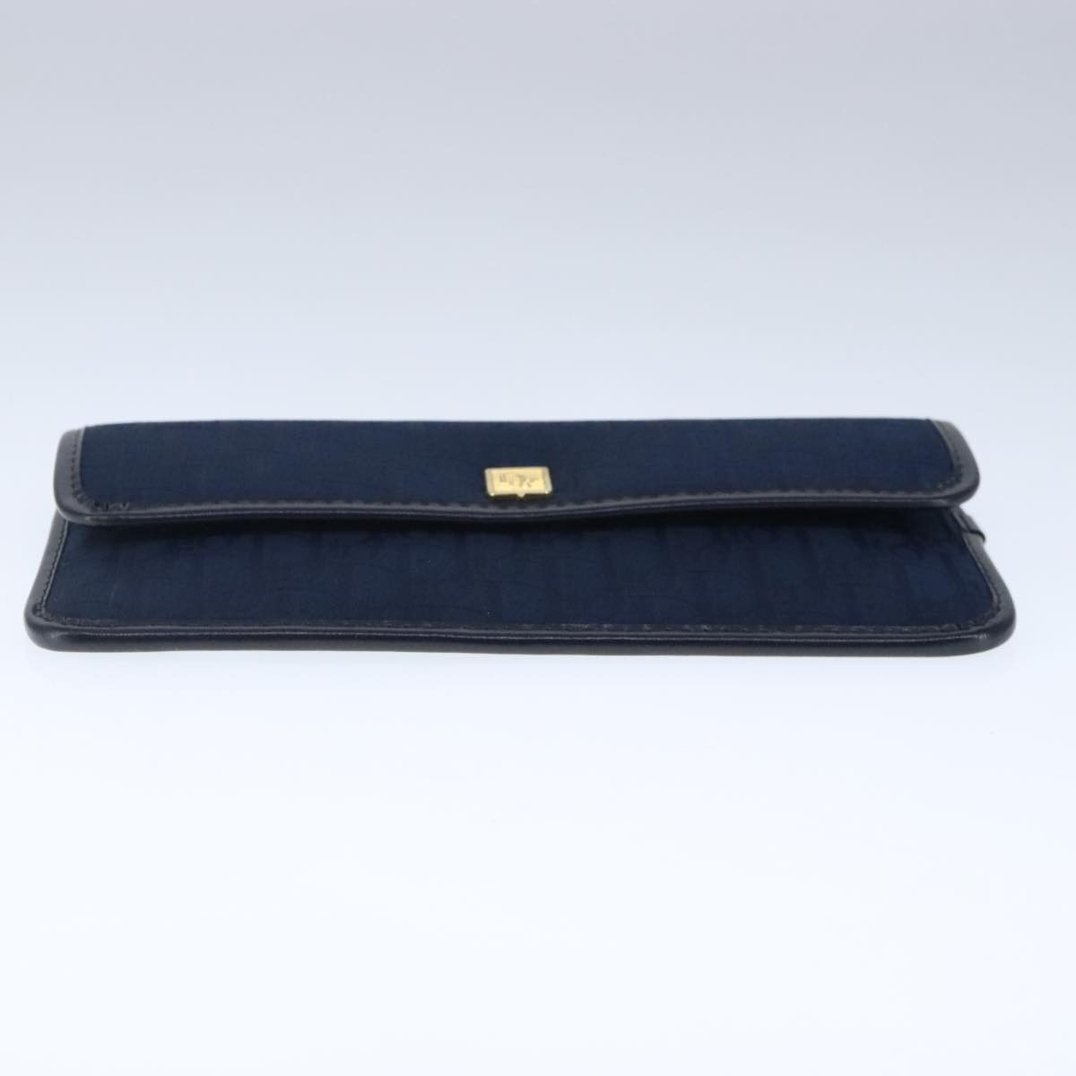 Dior Trotter Navy Canvas Clutch Bag (Pre-Owned) Size ONE SIZE - 5 Thumbnail