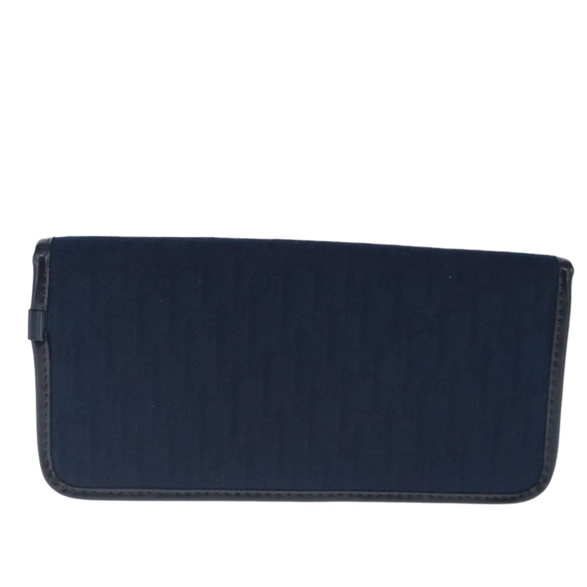 Dior Trotter Navy Canvas Clutch Bag (Pre-Owned) Size ONE SIZE - 2 Thumbnail