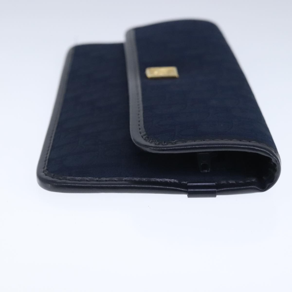 Dior Trotter Navy Canvas Clutch Bag (Pre-Owned) Size ONE SIZE - 12 Thumbnail