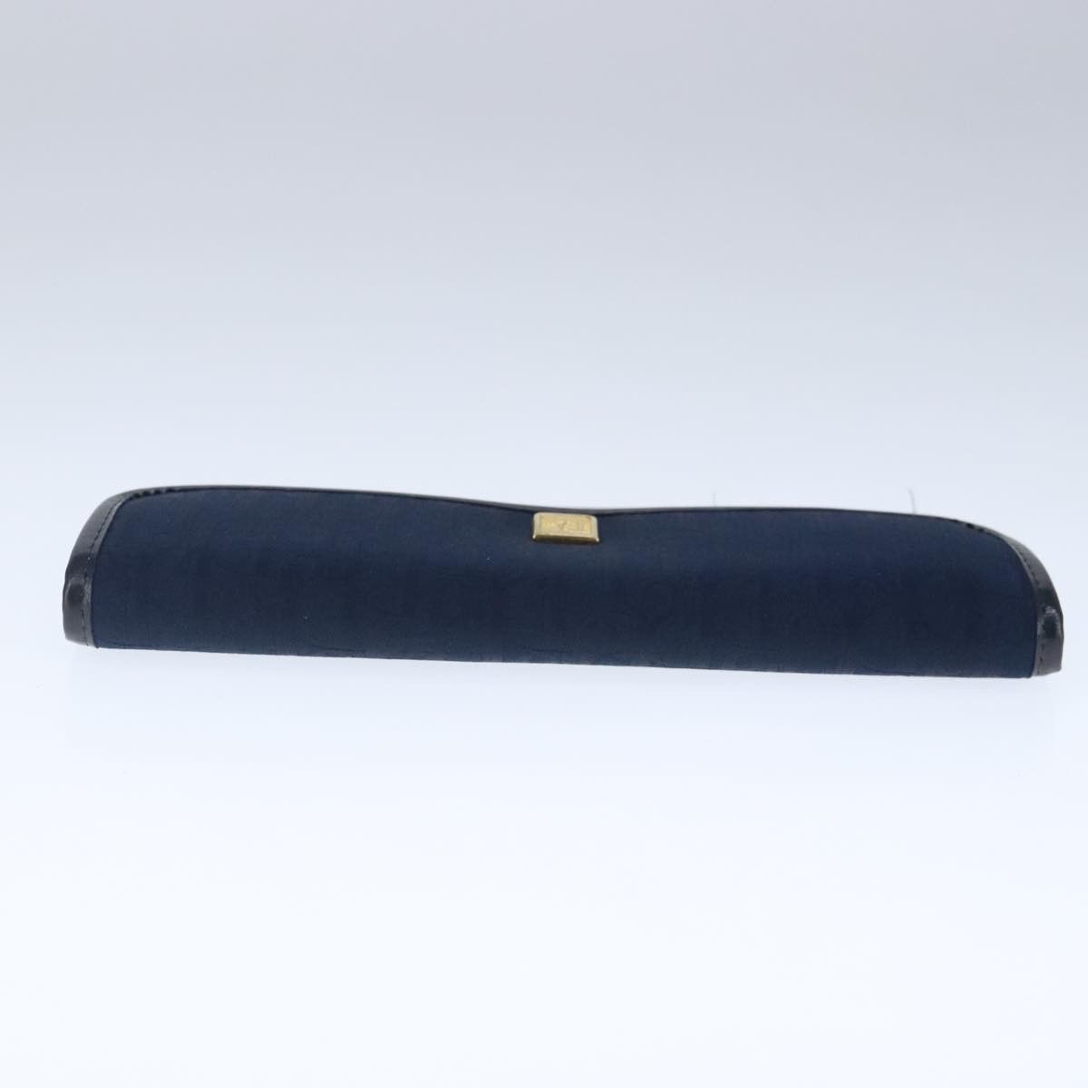 Dior Trotter Navy Canvas Clutch Bag (Pre-Owned) Size ONE SIZE - 4 Thumbnail