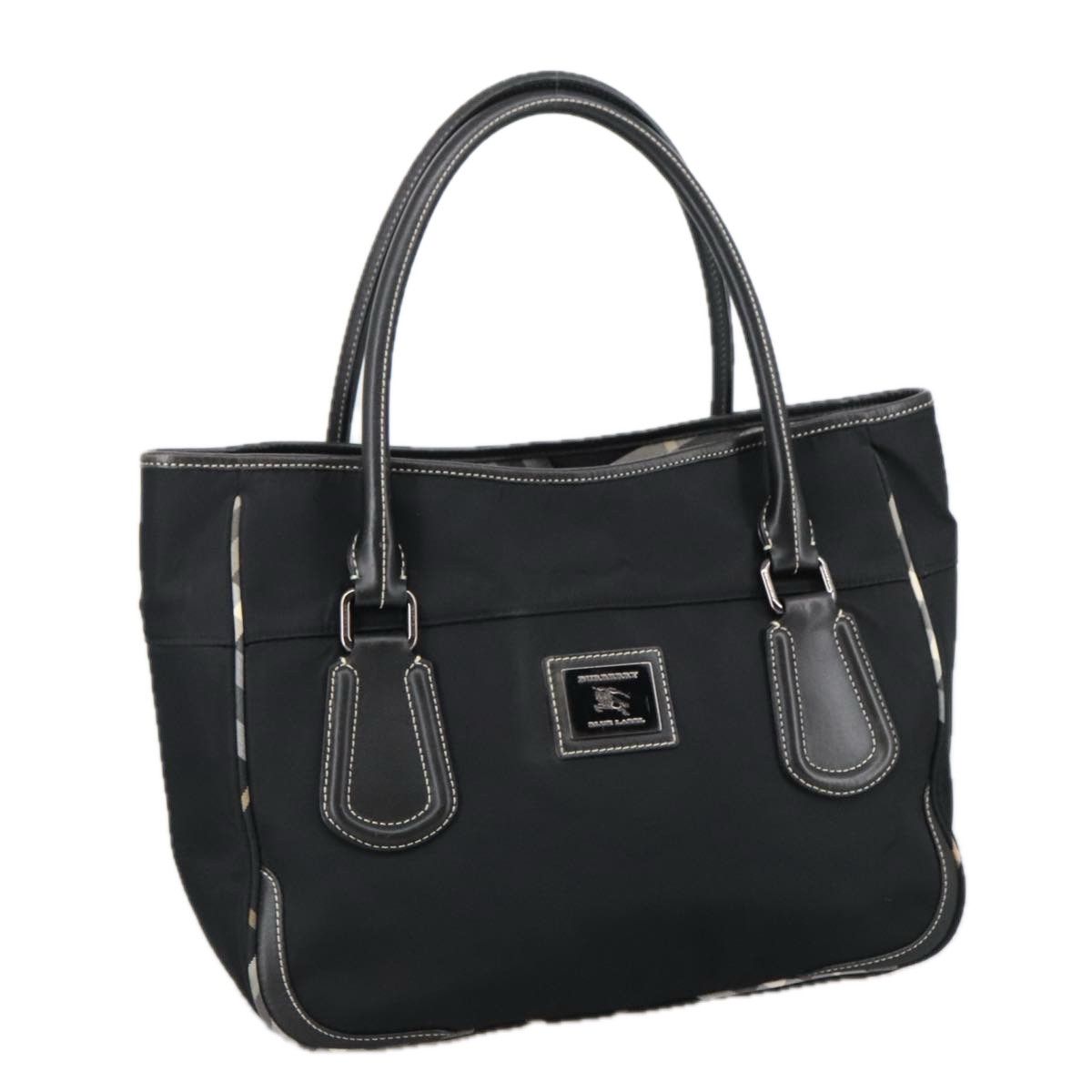 Burberry Blue Label Black Synthetic Tote Bag (Pre-Owned) Size ONE SIZE - 12 Thumbnail