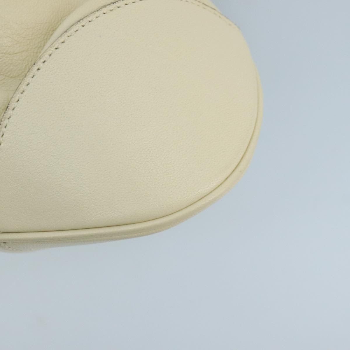 Salvatore Ferragamo White Leather Shoulder Bag (Pre-Owned) Size ONE SIZE - 9 Thumbnail