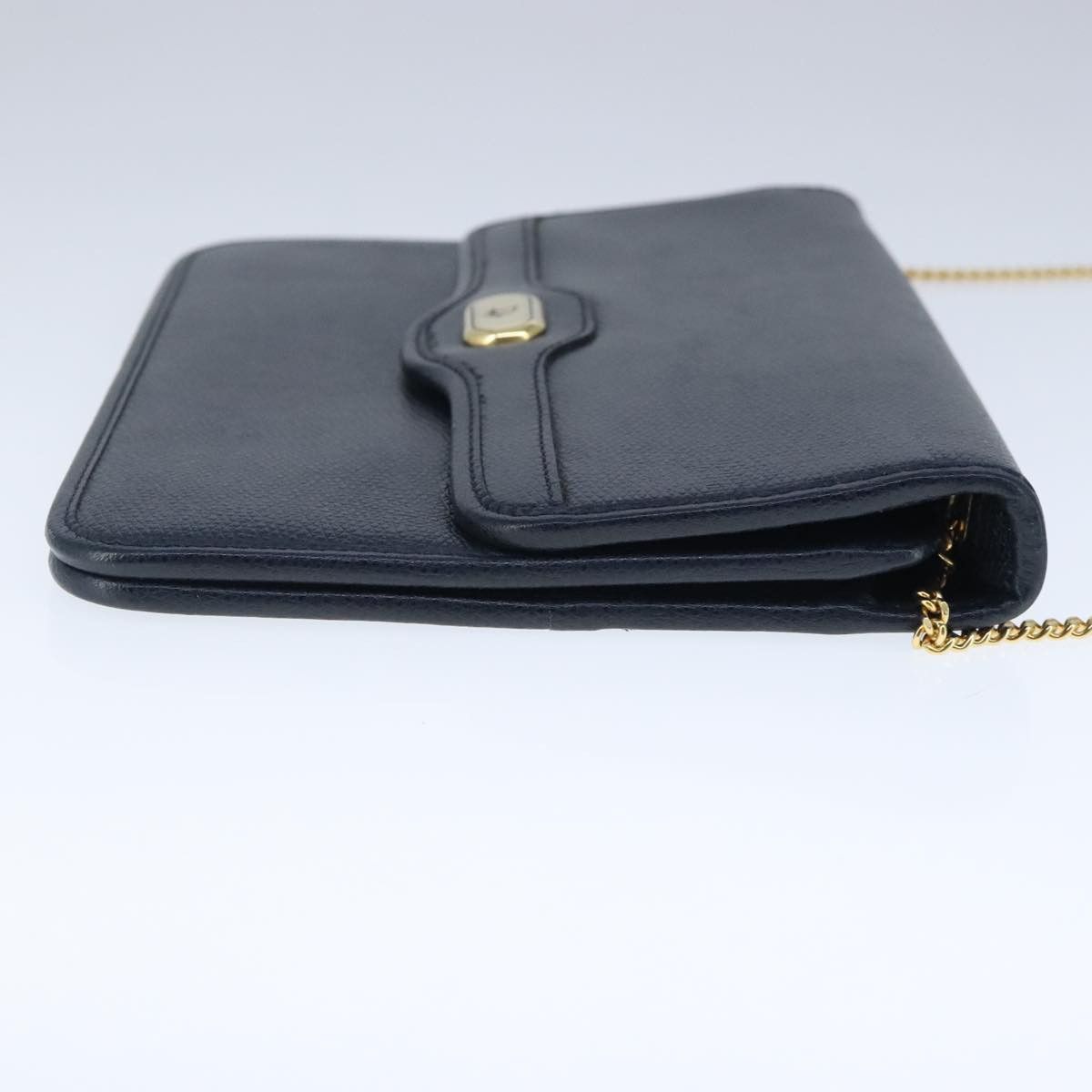 Dior Vintage Navy Leather Shoulder Bag (Pre-Owned) Size ONE SIZE - 4 Thumbnail