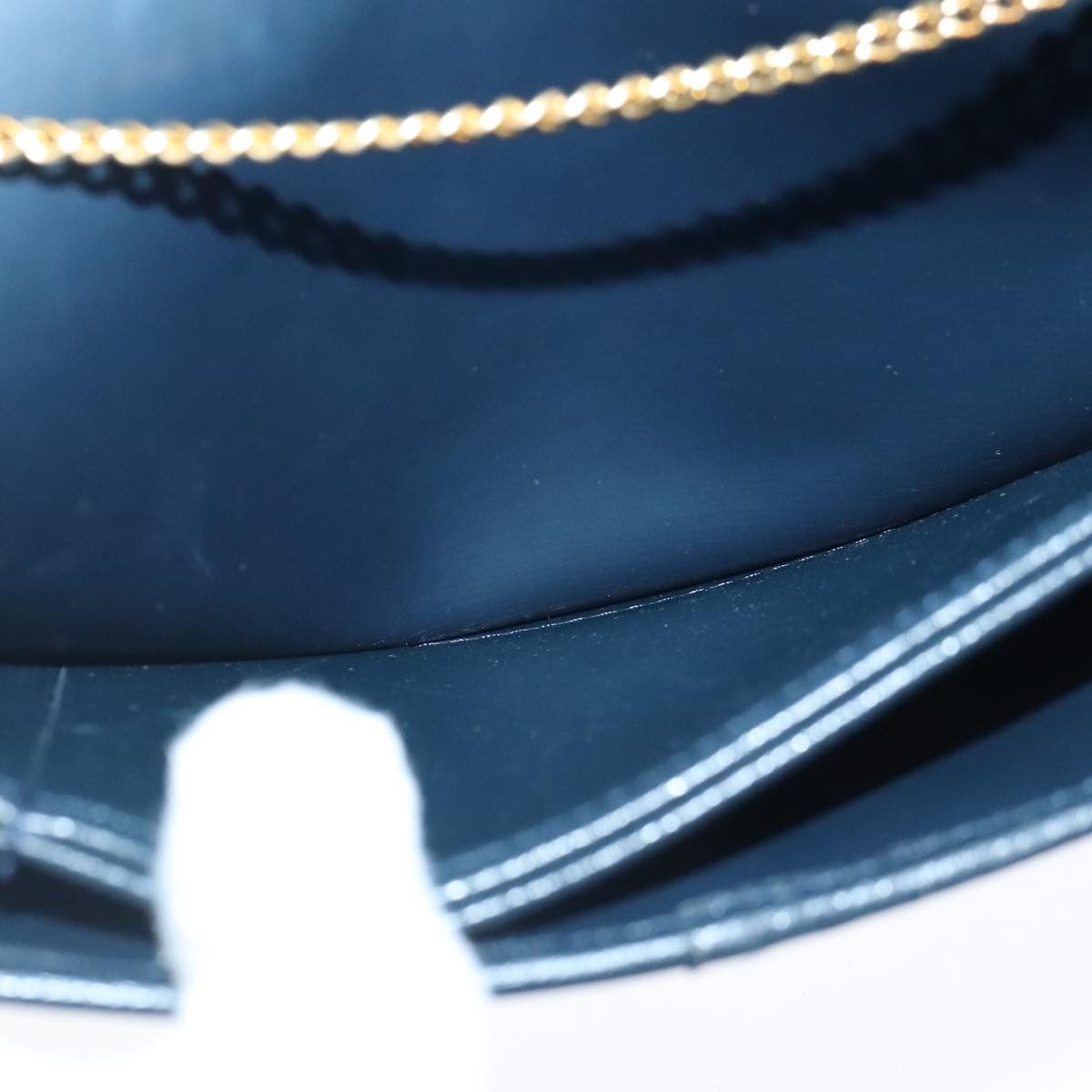 Dior Vintage Navy Leather Shoulder Bag (Pre-Owned) Size ONE SIZE - 11 Thumbnail