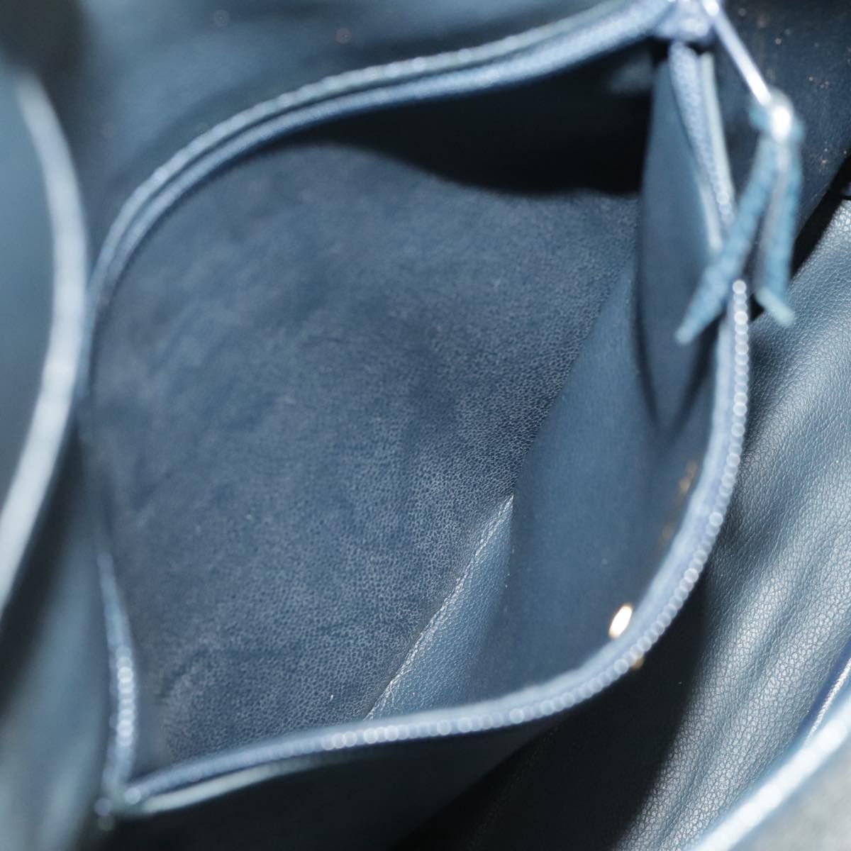 Dior Navy Leather Handbag (Pre-Owned) Size ONE SIZE - 6 Thumbnail
