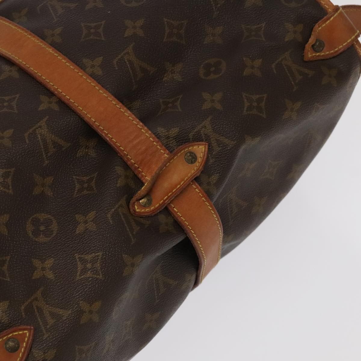 Louis Vuitton Saumur 35 Brown Canvas Shoulder Bag (Pre-Owned) Size ONE SIZE - 18 Thumbnail