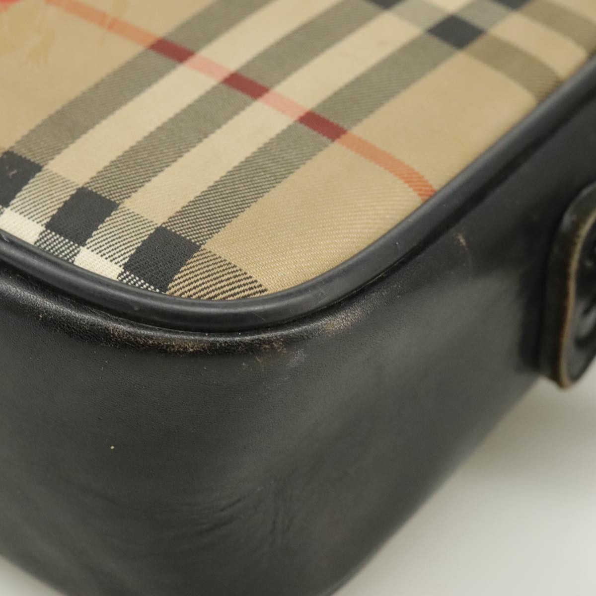 Burberry Nova Check Beige Canvas Shoulder Bag (Pre-Owned) Size ONE SIZE - 7 Thumbnail