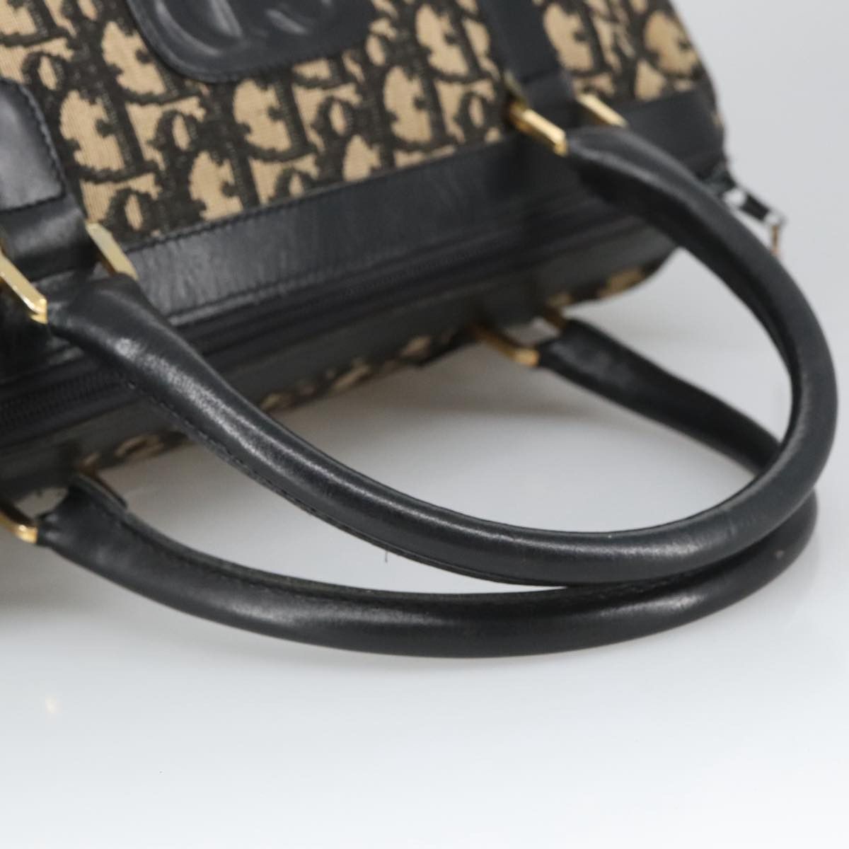 Dior Trotter Navy Canvas Handbag (Pre-Owned) Size ONE SIZE - 5 Thumbnail