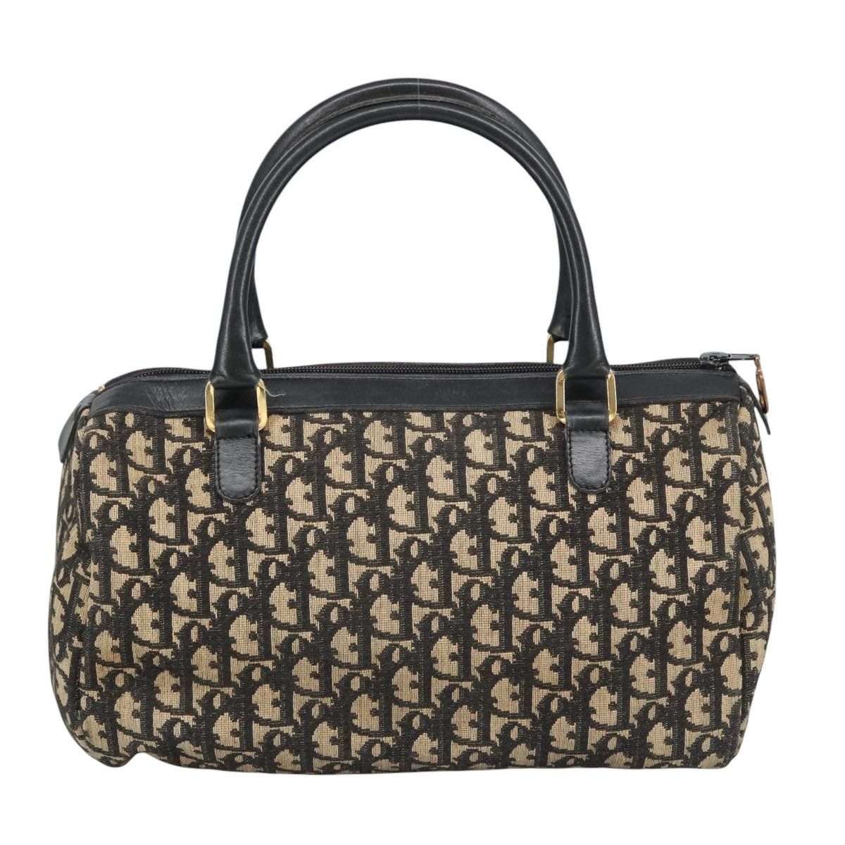 Dior Trotter Navy Canvas Handbag (Pre-Owned) Size ONE SIZE - 2 Thumbnail