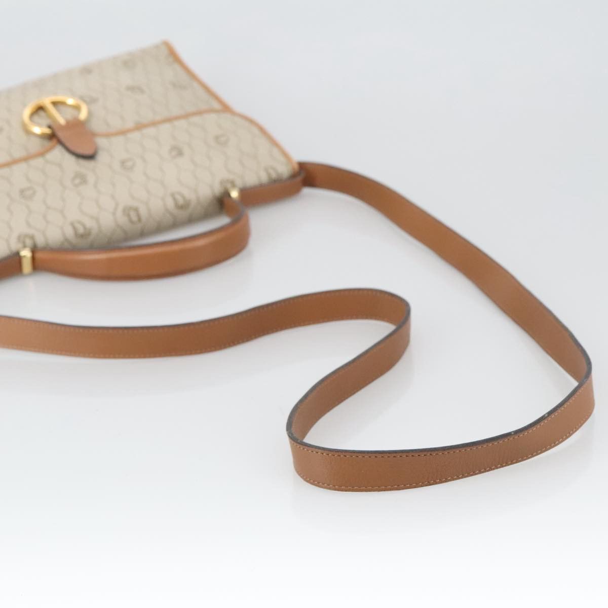 Dior Honeycomb Beige Canvas Handbag (Pre-Owned) Size ONE SIZE - 5 Thumbnail