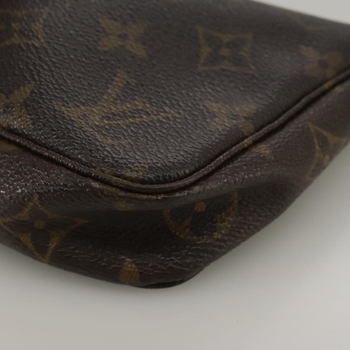 Louis Vuitton Pochette Accessoire Brown Canvas Clutch Bag (Pre-Owned) Size ONE SIZE - 9 Thumbnail