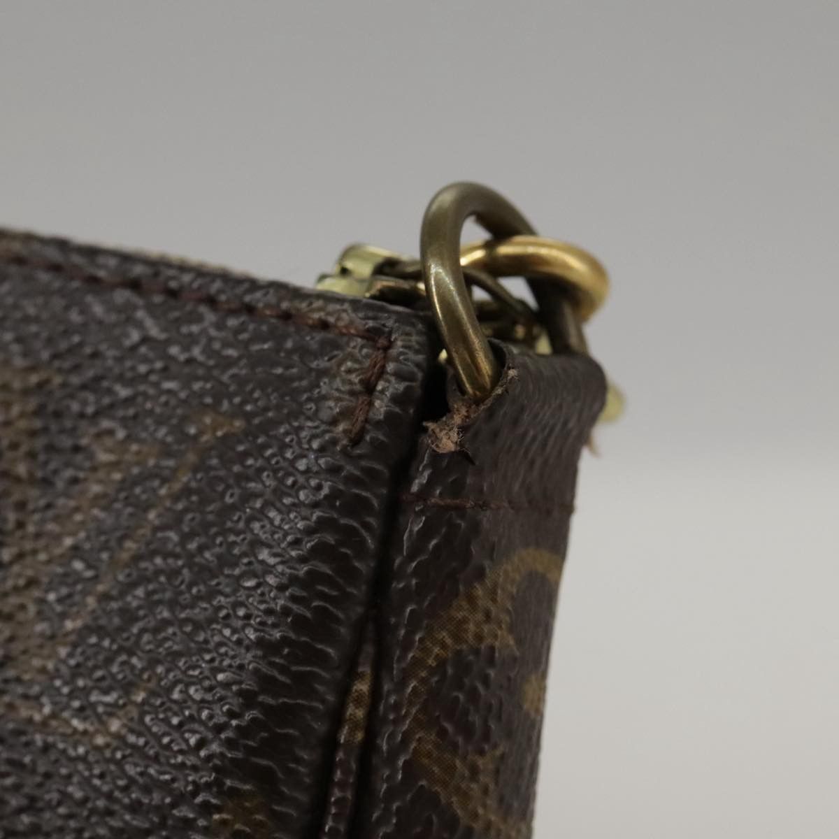 Louis Vuitton Pochette Accessoire Brown Canvas Clutch Bag (Pre-Owned) Size ONE SIZE - 17 Thumbnail