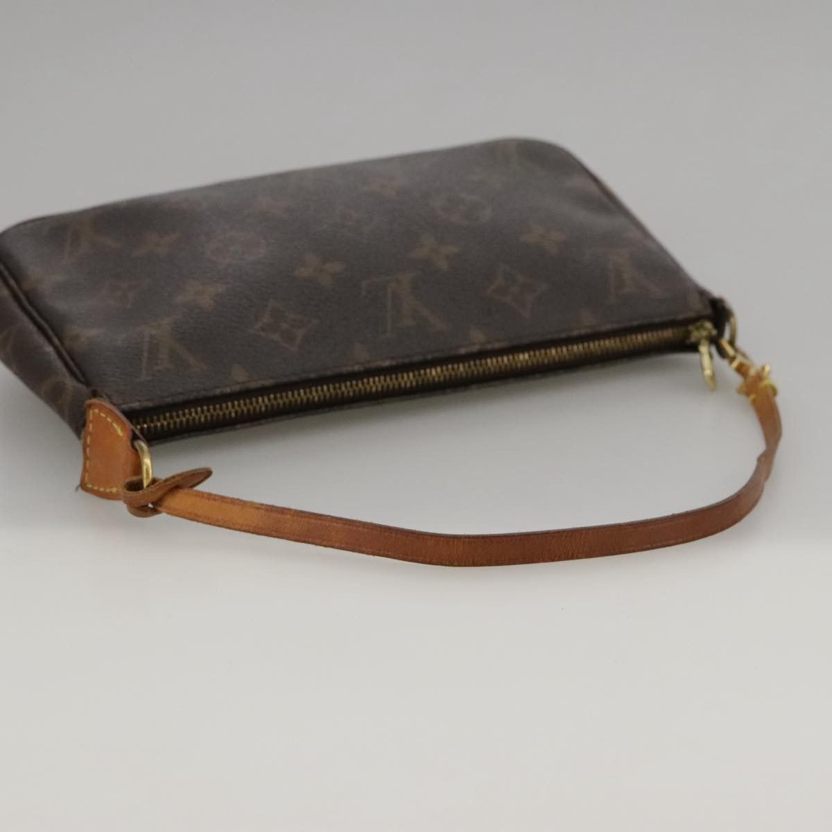 Louis Vuitton Pochette Accessoire Brown Canvas Clutch Bag (Pre-Owned) Size ONE SIZE - 6 Thumbnail
