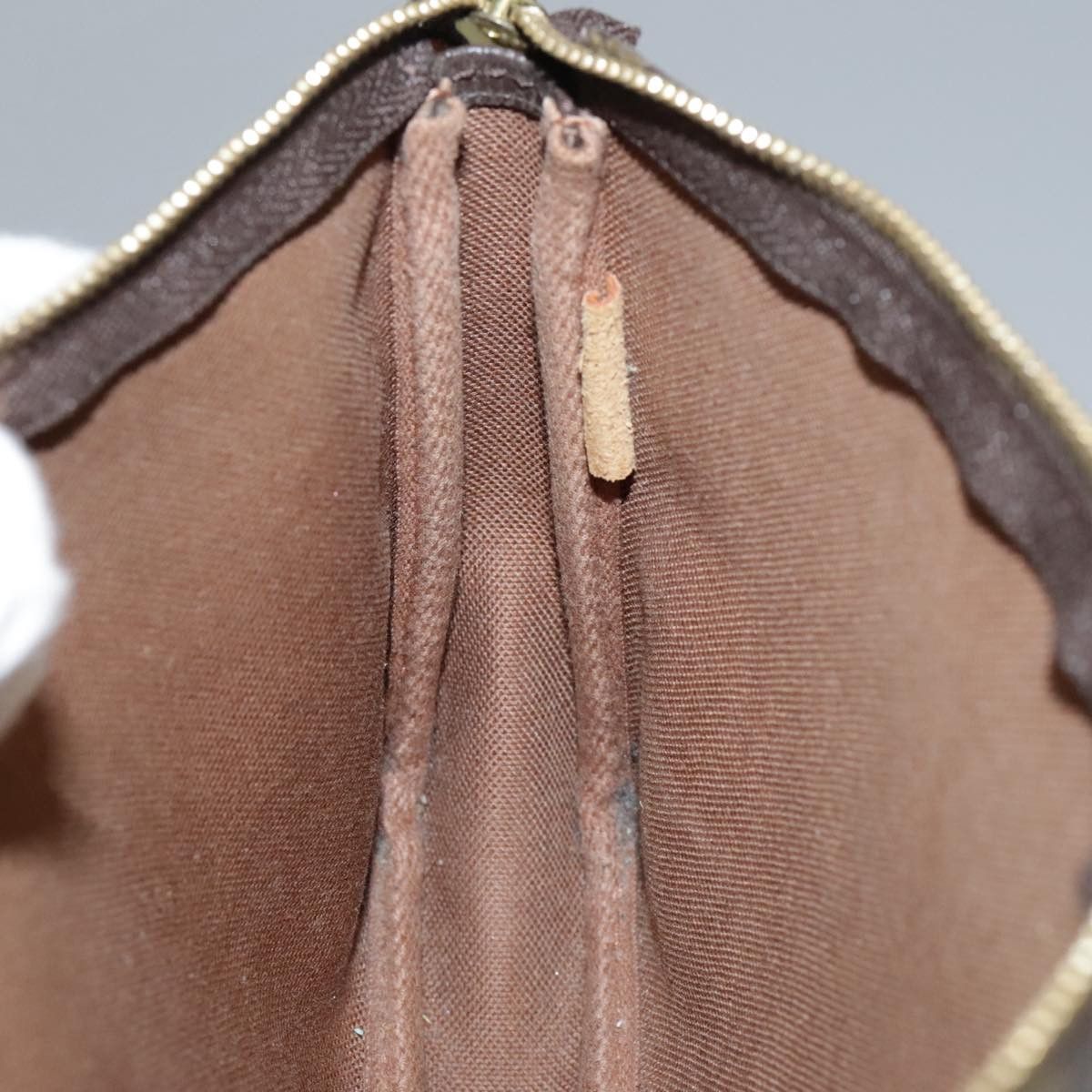 Louis Vuitton Pochette Accessoire Brown Canvas Clutch Bag (Pre-Owned) Size ONE SIZE - 13 Thumbnail
