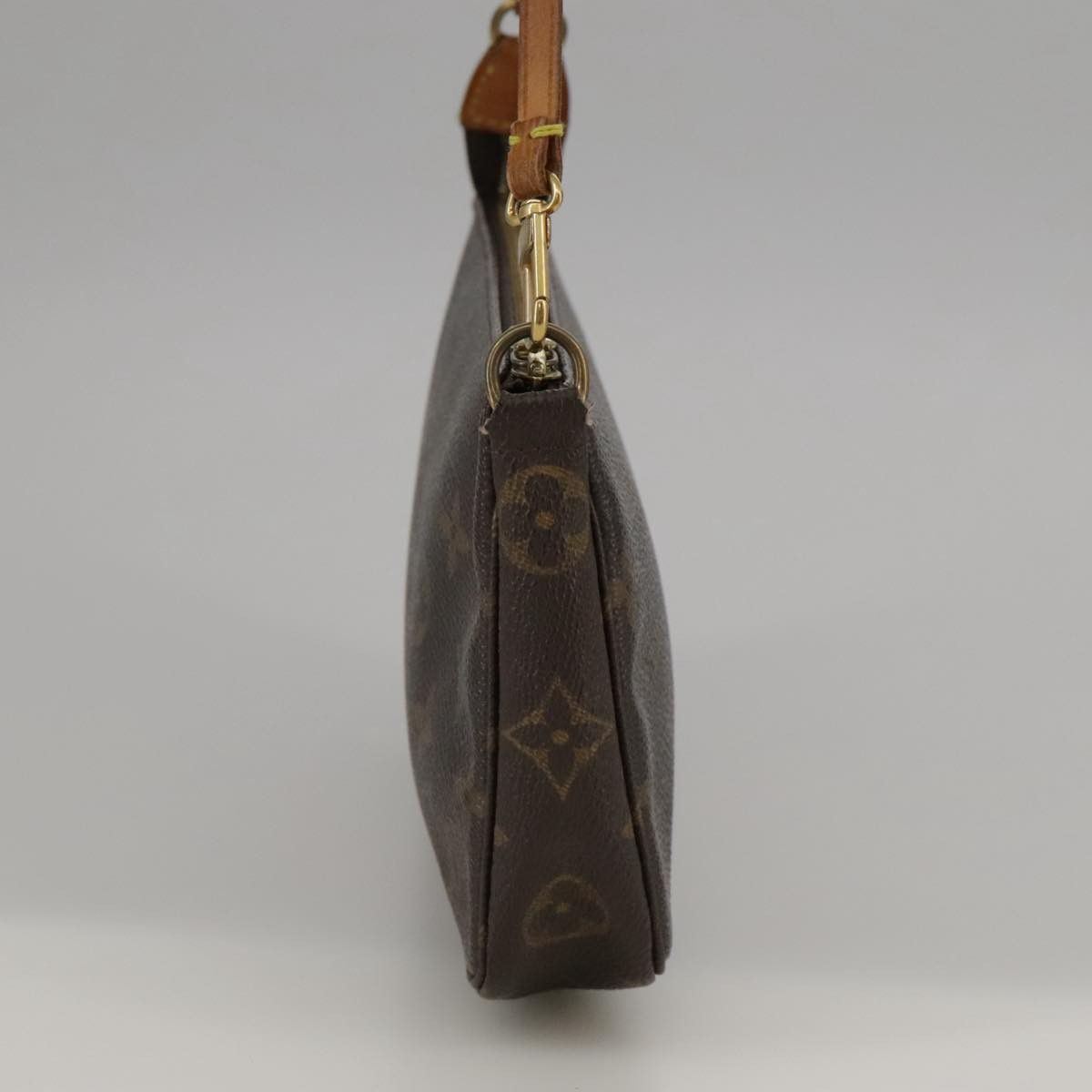 Louis Vuitton Pochette Accessoire Brown Canvas Clutch Bag (Pre-Owned) Size ONE SIZE - 4 Thumbnail