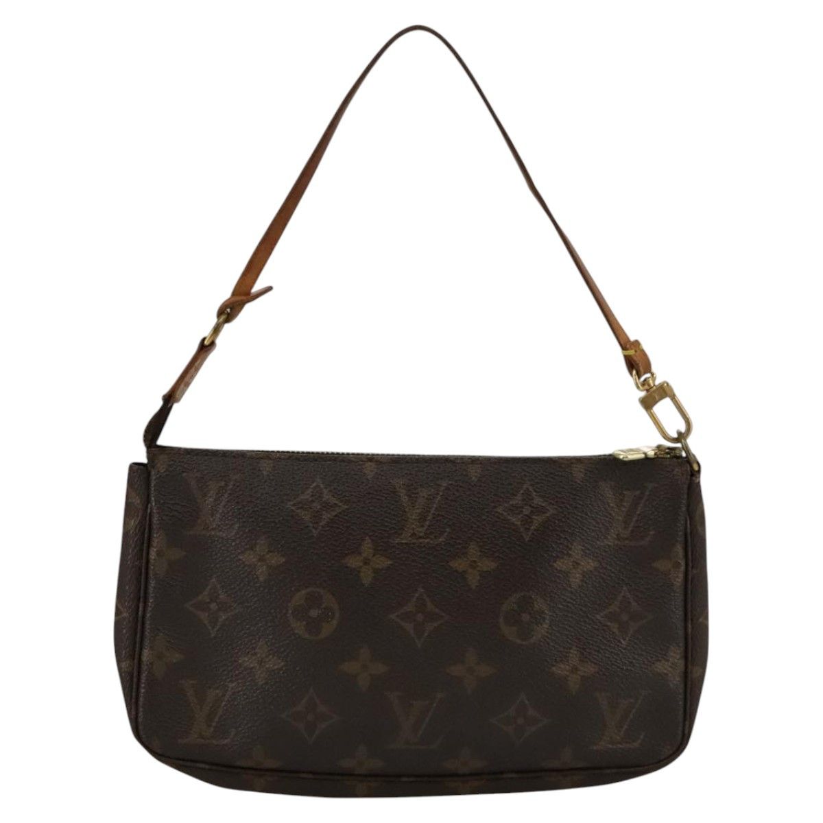 Louis Vuitton Pochette Accessoire Brown Canvas Clutch Bag (Pre-Owned) Size ONE SIZE - 2 Thumbnail