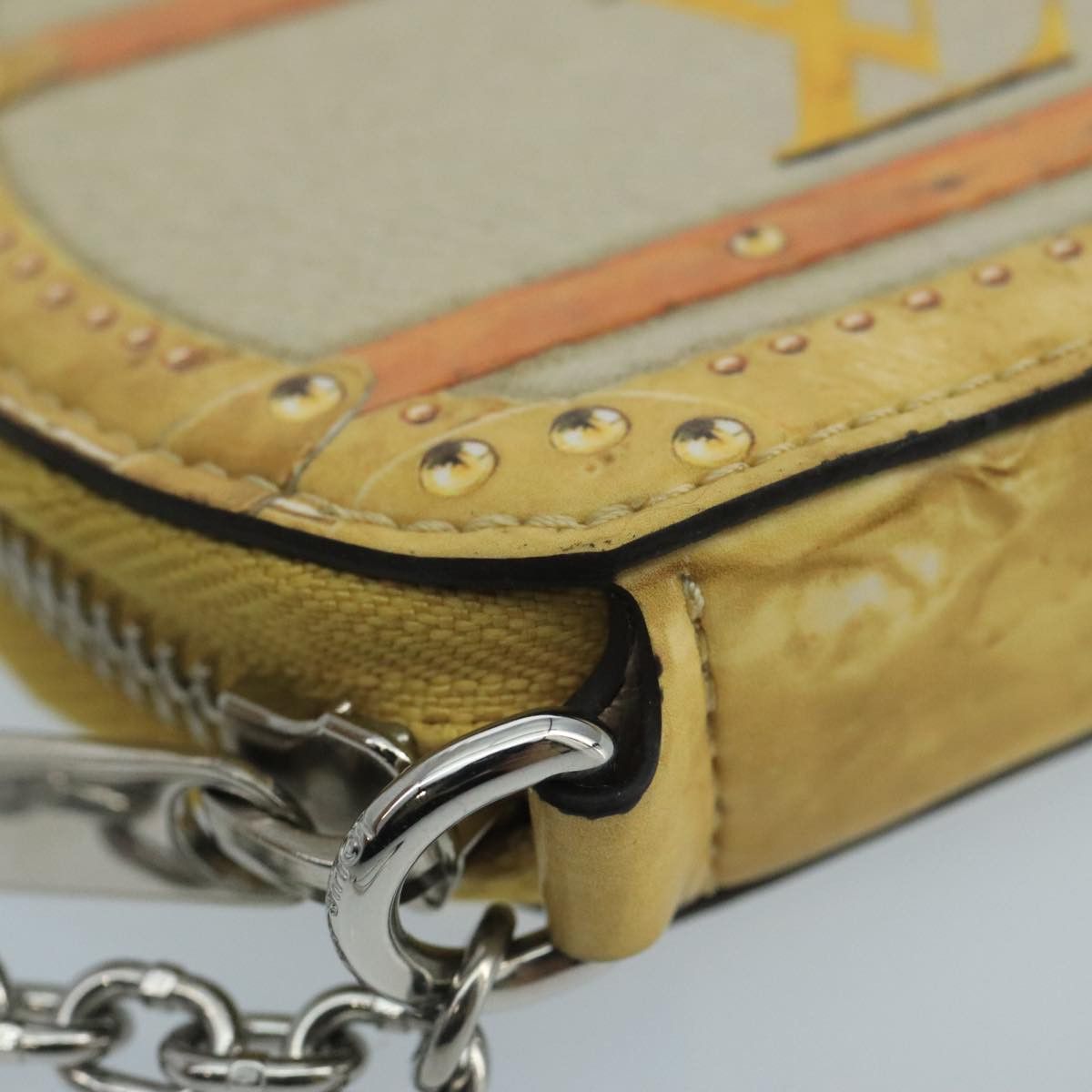Louis Vuitton Micro Boite Chapeau Yellow Leather Wallet (Pre-Owned) Size ONE SIZE - 8 Thumbnail