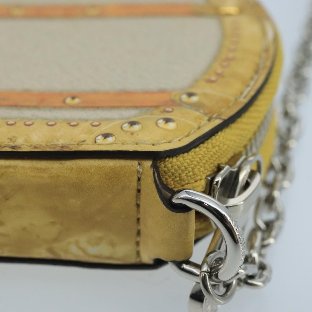 Louis Vuitton Micro Boite Chapeau Yellow Leather Wallet (Pre-Owned) Size ONE SIZE - 9 Thumbnail