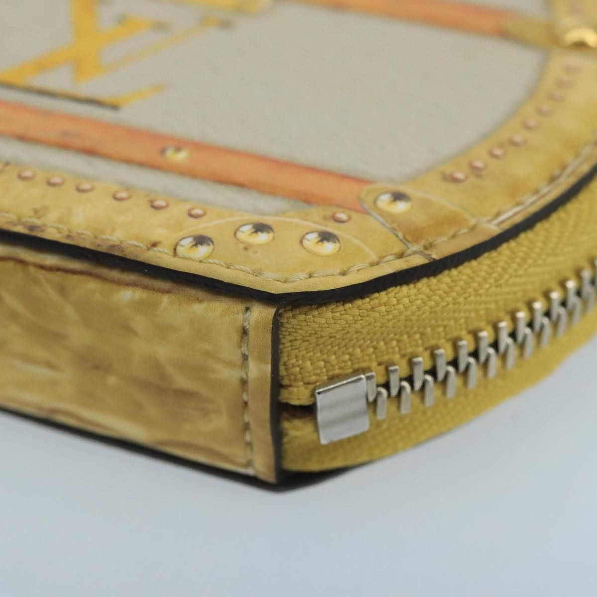 Louis Vuitton Micro Boite Chapeau Yellow Leather Wallet (Pre-Owned) Size ONE SIZE - 7 Thumbnail