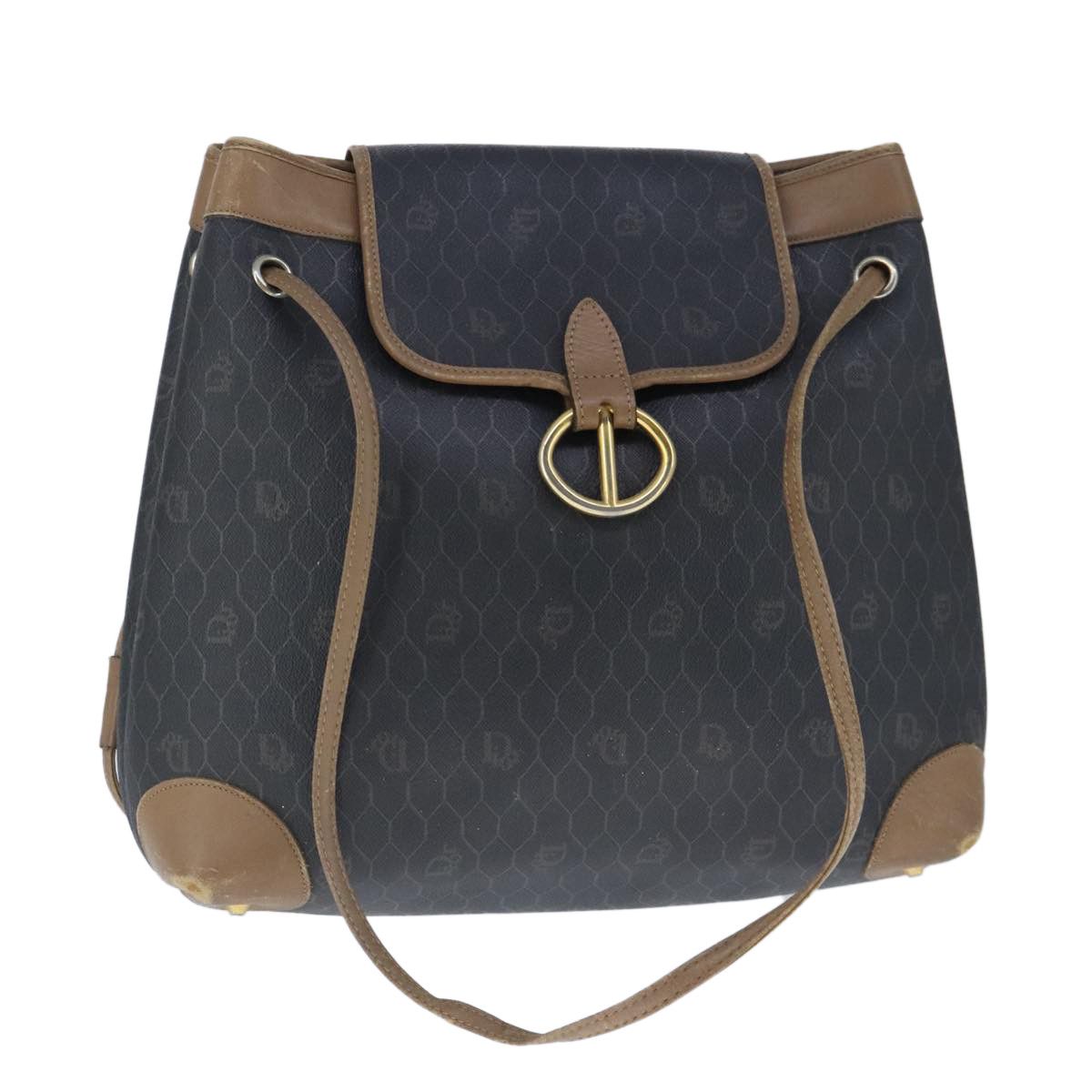 Dior Honeycomb Black Canvas Shoulder Bag (Pre-Owned) Size ONE SIZE - 19 Thumbnail