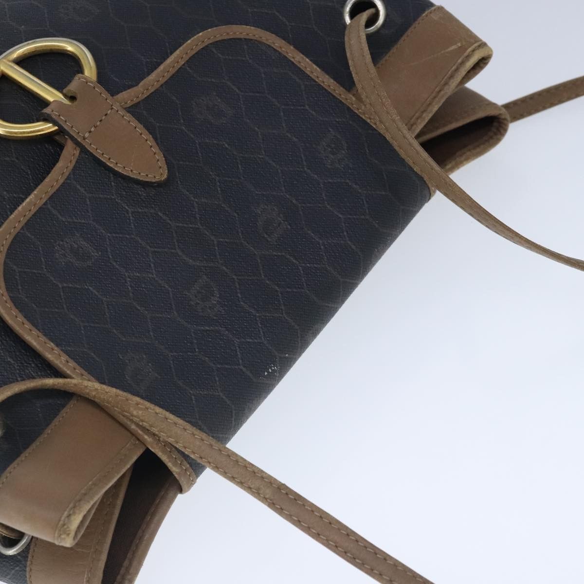 Dior Honeycomb Black Canvas Shoulder Bag (Pre-Owned) Size ONE SIZE - 11 Thumbnail