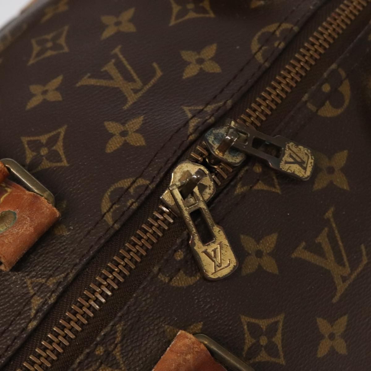 Louis Vuitton Keepall 55 Brown Canvas Travel Bag (Pre-Owned) Size ONE SIZE - 16 Thumbnail