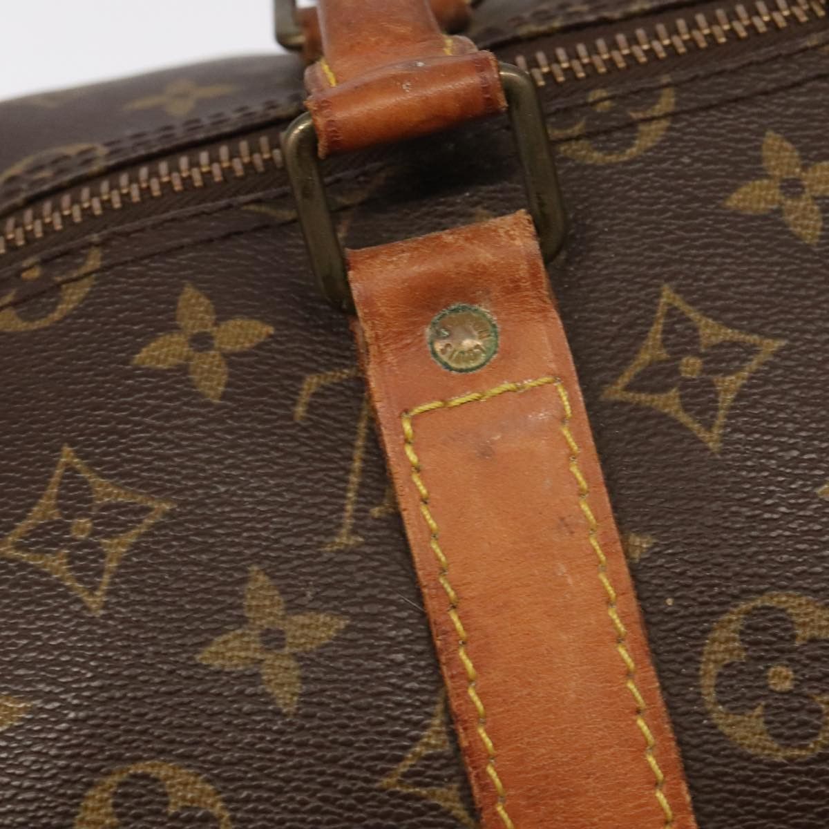 Louis Vuitton Keepall 55 Brown Canvas Travel Bag (Pre-Owned) Size ONE SIZE - 12 Thumbnail