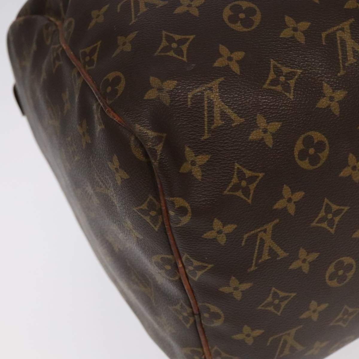 Louis Vuitton Keepall 55 Brown Canvas Travel Bag (Pre-Owned) Size ONE SIZE - 11 Thumbnail