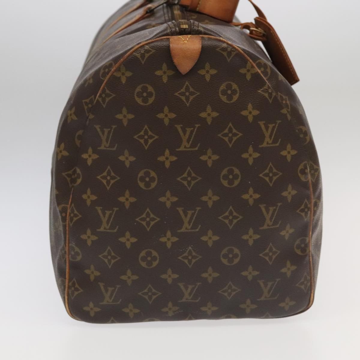 Louis Vuitton Keepall 55 Brown Canvas Travel Bag (Pre-Owned) Size ONE SIZE - 4 Thumbnail