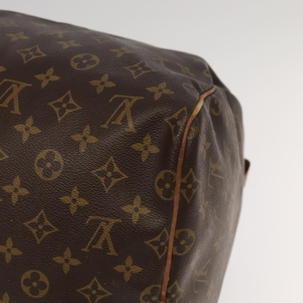 Louis Vuitton Keepall 55 Brown Canvas Travel Bag (Pre-Owned) Size ONE SIZE - 10 Thumbnail