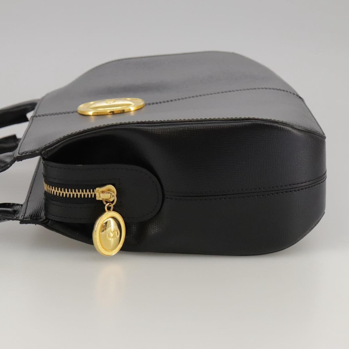 Dior Cd Black Leather Handbag (Pre-Owned) Size ONE SIZE - 3 Thumbnail